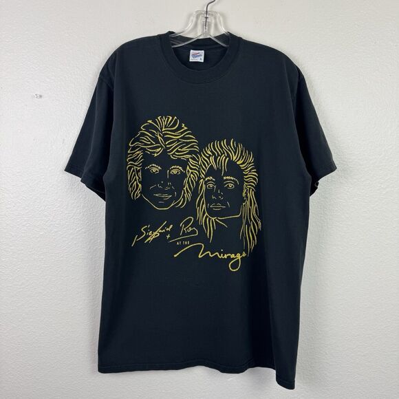 JERZEES Other - Vintage Men’s 90s Sigfried And Roy At The Mirage Graphic Tee T-Shirt Black Large